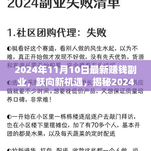 揭秘2024年最新賺錢(qián)副業(yè)，躍向新機(jī)遇，開(kāi)啟逆襲之旅！