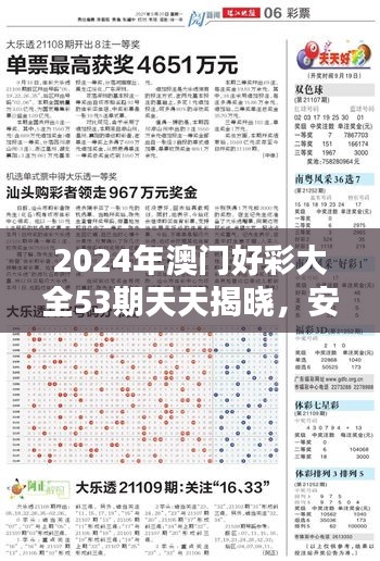 2024年澳門好彩大全53期天天揭曉，安全策略解析及個人版XYN108.25攻略