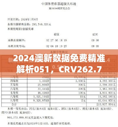 2024澳新數(shù)據(jù)免費精準解析051，CRV262.72旗艦版深度鑒賞