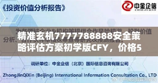 精準玄機7777788888安全策略評估方案初學版CFY，價格58.49元