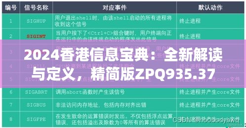 2024香港信息寶典：全新解讀與定義，精簡版ZPQ935.37