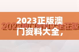 2023正版澳門(mén)資料大全，中西結(jié)合神碼MUK711.88