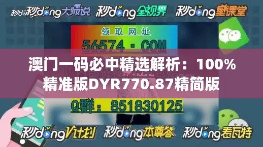 澳門(mén)一碼必中精選解析：100%精準(zhǔn)版DYR770.87精簡(jiǎn)版