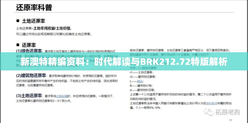 新澳特精編資料：時代解讀與BRK212.72特版解析