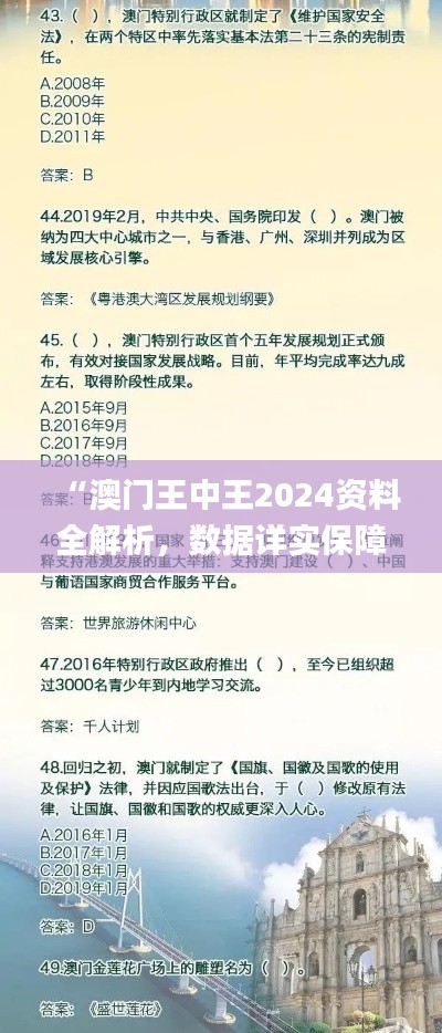 “澳門王中王2024資料全解析，數(shù)據(jù)詳實(shí)保障_帝之境HYD242.32”