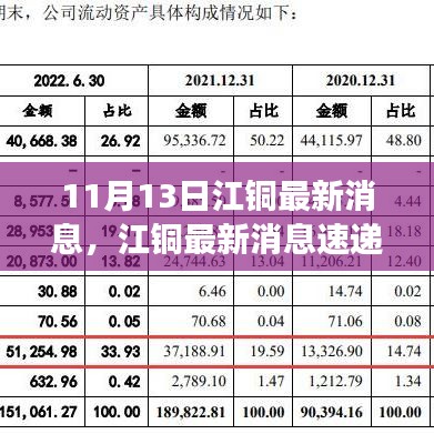 江銅最新動態(tài)與行業(yè)進(jìn)展速遞，11月13日更新