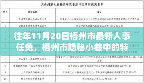 梧州市人事任免與隱秘小巷的特色小店，人事變遷背后的驚喜邂逅之旅