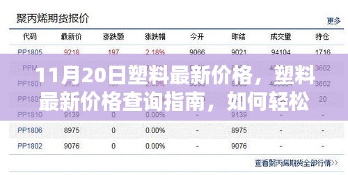 11月20日塑料價(jià)格查詢(xún)指南，輕松獲取最新塑料價(jià)格信息