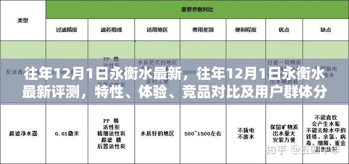 往年12月1日永衡水最新評測，特性、體驗、競品對比及用戶群體深度解析