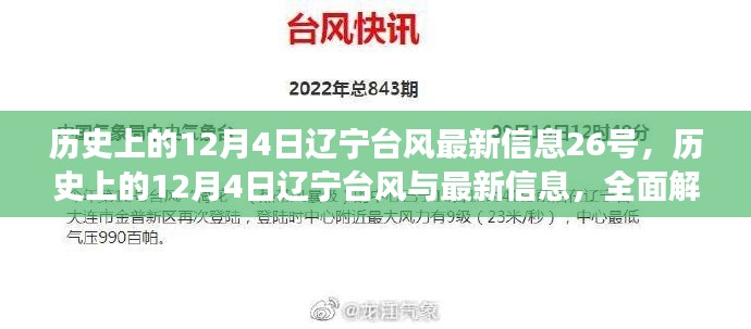 歷史上的12月4日遼寧臺風(fēng)事件深度解析，過去與現(xiàn)在的影響及最新信息解讀