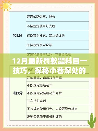 探秘駕駛寶典，揭秘科目一罰款題制勝技巧與小巷駕駛秘籍（最新更新）