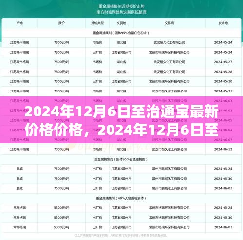 2024年12月6日至治通寶最新價(jià)格分析與預(yù)測(cè)