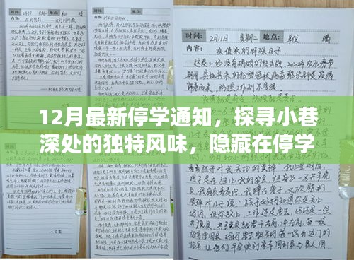 12月最新停學通知，探尋小巷深處的獨特風味，隱藏在停學通知背后的秘密小店