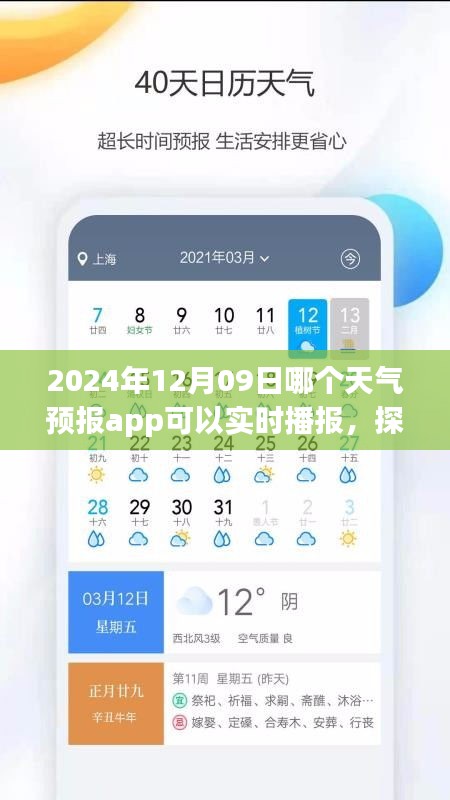 探秘天氣預(yù)報app，實時播報小巷深處天氣寶藏，揭秘最準確天氣預(yù)報軟件（針對2024年12月09日）