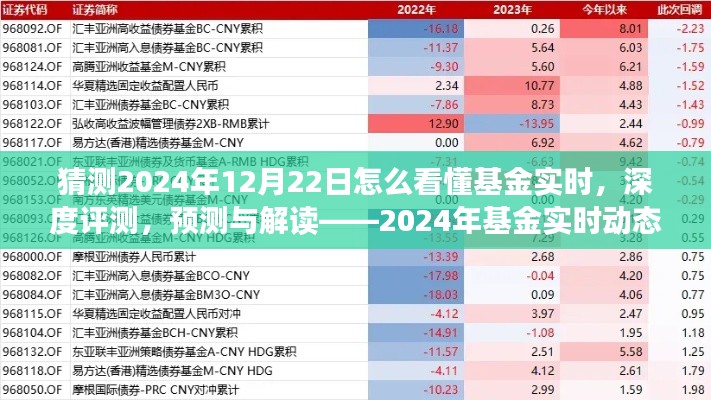 揭秘2024年基金實(shí)時(shí)動(dòng)態(tài)洞察系統(tǒng)，深度評(píng)測(cè)、預(yù)測(cè)與解讀的未來(lái)趨勢(shì)