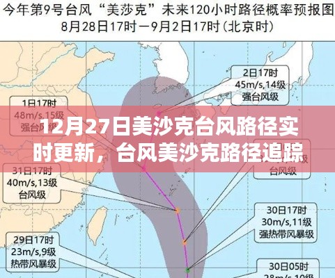 臺(tái)風(fēng)美沙克路徑實(shí)時(shí)更新，最新動(dòng)態(tài)、影響分析及追蹤報(bào)道（12月27日）