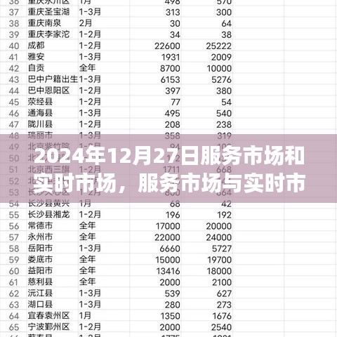 2024年12月27日，服務(wù)市場與實(shí)時市場的交融深度洞察與觀點(diǎn)碰撞