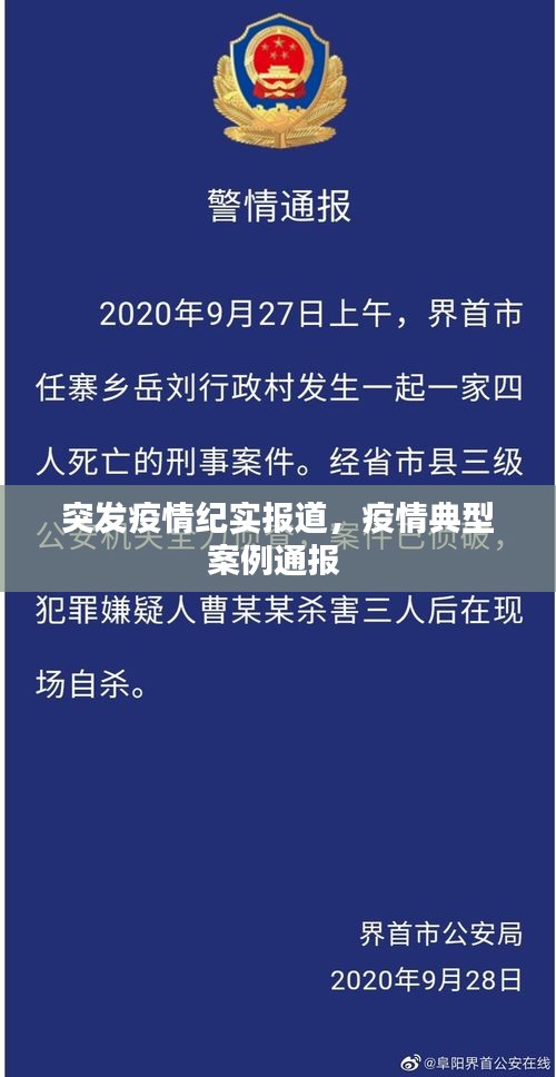 突發(fā)疫情紀實報道，疫情典型案例通報 