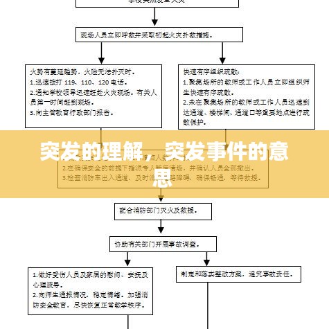 突發(fā)的理解，突發(fā)事件的意思 