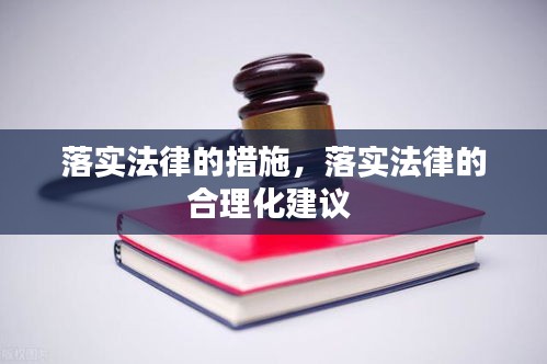 落實法律的措施，落實法律的合理化建議 