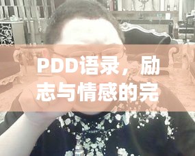 PDD語(yǔ)錄，勵(lì)志與情感的完美交融之道