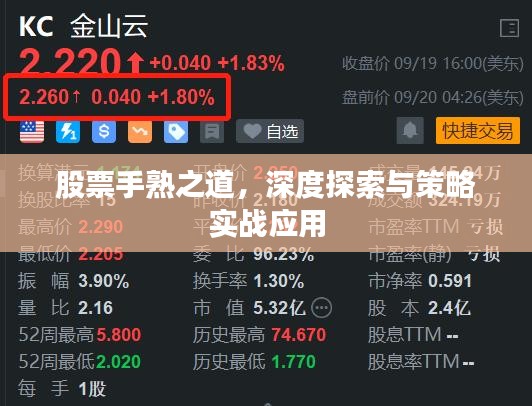 股票手熟之道，深度探索與策略實(shí)戰(zhàn)應(yīng)用