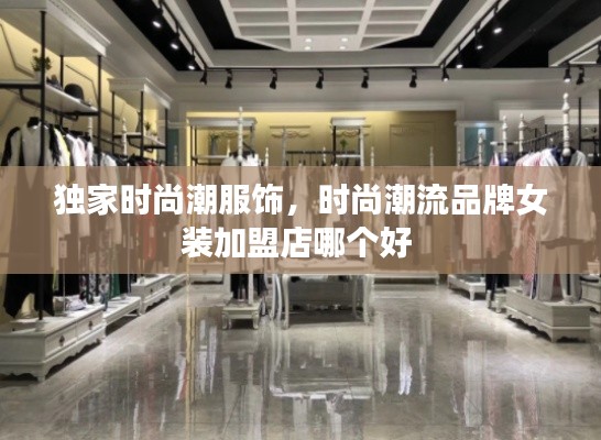 獨家時尚潮服飾，時尚潮流品牌女裝加盟店哪個好 