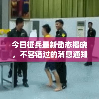 今日征兵最新動(dòng)態(tài)揭曉，不容錯(cuò)過(guò)的消息通知！